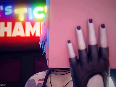 Akali caiu na trap da jinx kkkk