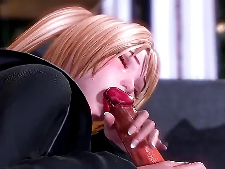 3D Hentai: FUCKED TEEN BLONDE ON THE COUCH (Perfect Lover)