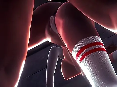 3D Hentai: ANAL SEX WITH A CHEERLEADER