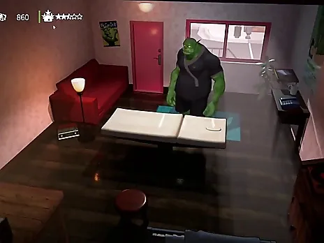 Orc Massage Furry the game / New position and a lot of sperm