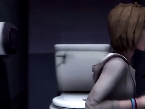 Max meets a cock in the glory hole - Life is Strange