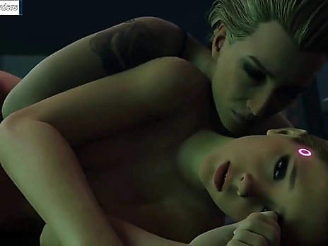 4K Robot Girl Fucked her Boss by using wormhole