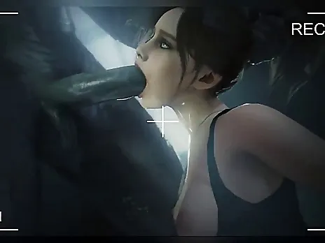 MONSTER COCK Mr.X Fucks Claire Redfield HARD Resident Evil Hentai 3D