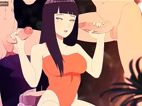 Hinata Getting Shadow Cloned