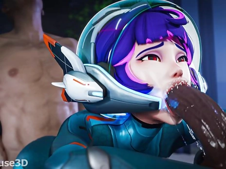 [Rouse3D] ?Juno Overwatch 3D: Doggy?Style & Deepthroat Blowjob?