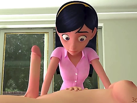 Futa helen parr gets jerked off while sleeping