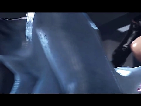 Mass Effect Futa: Zoey, Liara & Miranda Anal Threesome