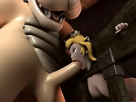 Princess Peach getting fucked by Bowser (Nintendo)