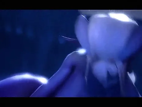 Hot Draenei Gets Destroyed By Horde Cocks and Covered In Semen