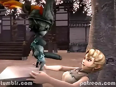 Midna handjob and blowjob By Rikolo
