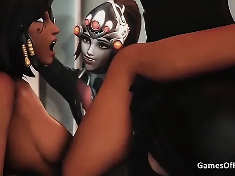 Widowmaker x Pharrah x Reaper Overwatch