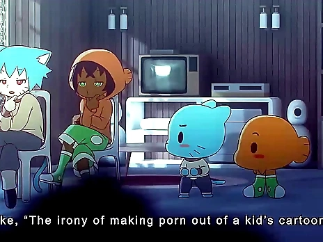 World of Gumball Parody: Nicole Watterson Selfcest (by Manyakis)
