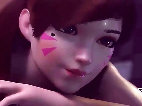 Overwatch - D.Va Doggystyle Squirt Creampie 3d Hentai - by RashNemain