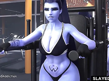 Widowmaker ''Worked out at the Gym'' (by Slayed.coom)