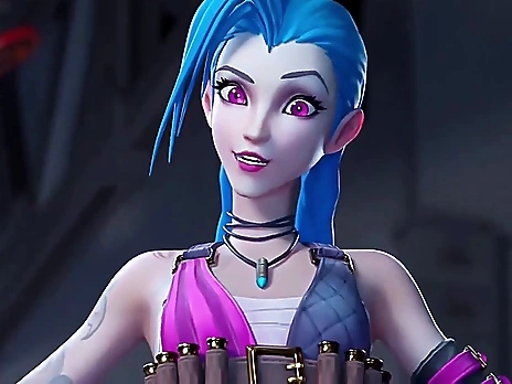 Jinx sucks cock and swallows all the cum