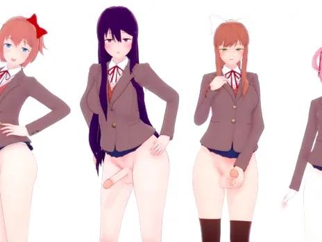 Doki Doki Futanari Club: All girls taker / POV