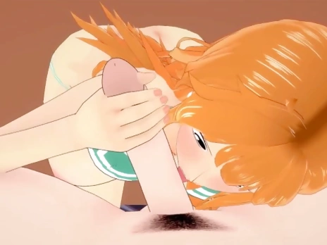 One Piece - Part 11 - Nami Giving Blowjob POV - Hentai Uncensored By HentaiSexScenes