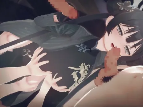 ?Blue Archive Ryuuge Kisaki?gangbang 3D Hentai Animation.(Fingering,handjob,blowjob,sex)