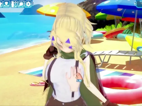 [Hentai Game Koikatsu! ]Have sex with Big tits YuGiOh! Ecclesia.3DCG Erotic Anime Video.