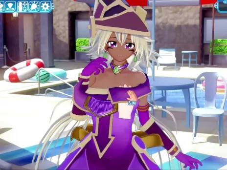 [Hentai Game Koikatsu! ]Have sex with Big tits YuGiOh! Apprentice Illusion Magician.3DCG Erotic Anim