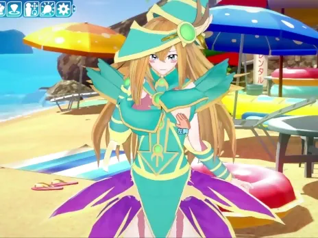 [Hentai Game Koikatsu! ]Have sex with Big tits YuGiOh! Magician's Valkyria.3DCG Erotic Anime Video.