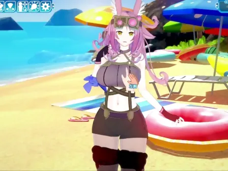 [Hentai Game Koikatsu! ]Have sex with Big tits YuGiOh! Tri-Brigade Ferrijit.3DCG Erotic Anime Video.