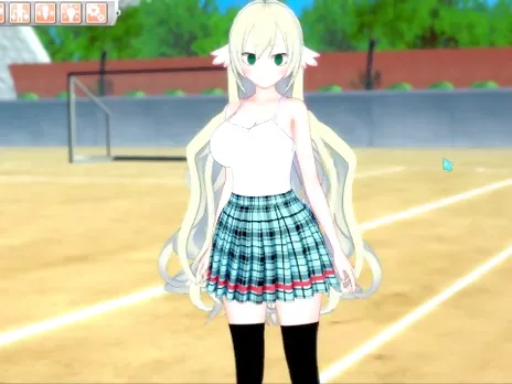 [Hentai Game Koikatsu! ]Have sex with Big tits FAIRY TAIL Mavis.3DCG Erotic Anime Video.