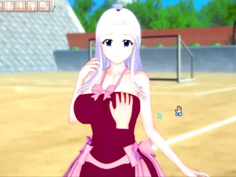 [Hentai Game Koikatsu! ]Have sex with Big tits FAIRY TAIL Mirajane.3DCG Erotic Anime Video.