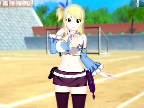 [Hentai Game Koikatsu! ]Have sex with Big tits FAIRY TAIL Lucy.3DCG Erotic Anime Video.