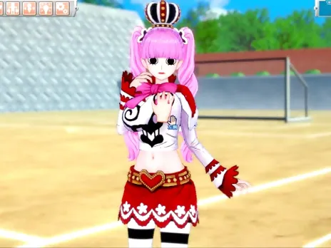 [Hentai Game Koikatsu! ]Have sex with Big tits ONE PIECE Perona.3DCG Erotic Anime Video.