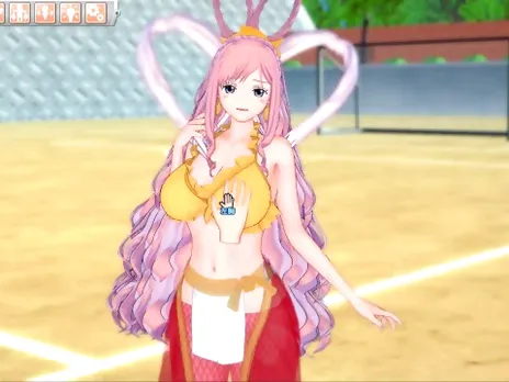 [Hentai Game Koikatsu! ]Have sex with Big tits ONE PIECE Shirahoshi.3DCG Erotic Anime Video.