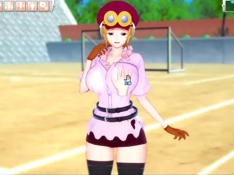 [Hentai Game Koikatsu! ]Have sex with Big tits ONE PIECE Koala.3DCG Erotic Anime Video.