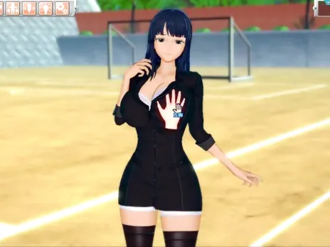 [Hentai Game Koikatsu! ]Have sex with Big tits ONE PIECE Robin.3DCG Erotic Anime Video.