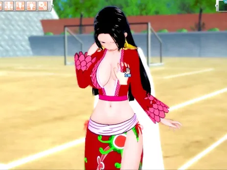 [Hentai Game Koikatsu! ]Have sex with Big tits ONE PIECE Boa Hancock.3DCG Erotic Anime Video.