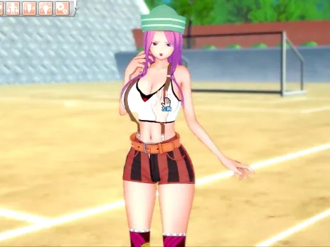 [Hentai Game Koikatsu! ]Have sex with Big tits ONE PIECE Jewelry?Boni.3DCG Erotic Anime Video.