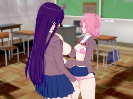 DDLC - Natsuki and Yuri have fun after club