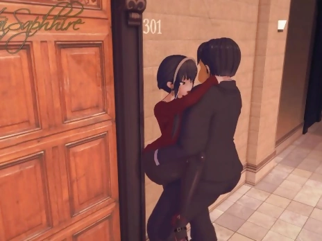 Yor Forger gets caught by Twilight (NTR, SPY x FAMILY)