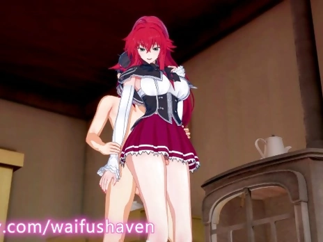 Rias Gremory Make You Her New Servant / Highchool DXD Hentai