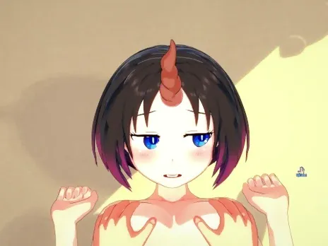 ELMA SHOWS OFF HER SEXY BODY HENTAI MISS KOBAYASHI'S DRAGON MAIDS
