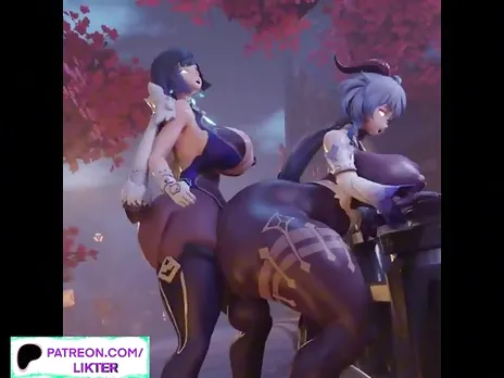 GENSHIN IMPACT HOTTEST BIG ASS FUTANARI FUCK HENTAI ANIMATED