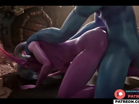 Elf Warcraft Hot Fucking And Getting Creampie In A Cave Sizzling / 3D Hentai Warcraft 4K 60FPS