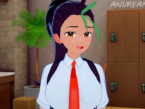 Fucking Nemona from Pokemon Scarlet and Violet Until Creampie - Anime Hentai 3d Uncensored