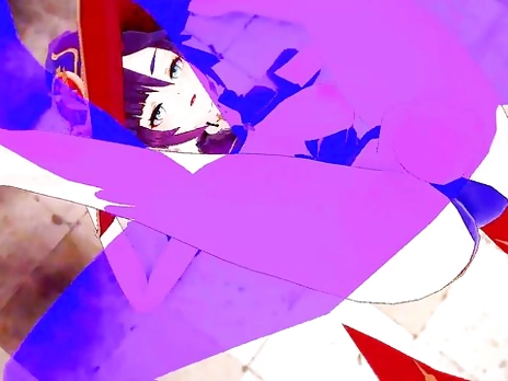 Mona Pays for Dinner with her Pussy for dessert - Genshin Impact