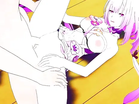 Castorice gets addicted to Public Sex - Honkai Star Rail Compilation