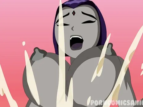 Teen Titans - Animation Raven Gothic Girl Fucking Hard (Anime Hentai) (Uncensored) FULL