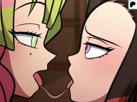 DEMON SLAYER BIG ASS NEZUKO LESBIAN HENTAI STORY ANIMATION