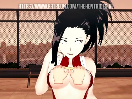 MOMO YAOYOROZU RIDES YOUR DICK ? MY HERO ACADEMIA HENTAI