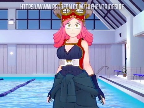 MEI HATSUME LOST HER BIKINI ?! ? MY HERO ACADEMIA HENTAI