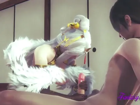Genshin Imapct Hentai - Ningguang Hard Sex in a Tatami
