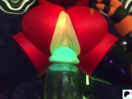 ELASTICA HALLOWEEN FUTANRI FUCK AND CREAMPIE - CARTOON FUTA FUCK